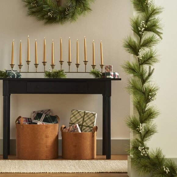 Hearth & Hand Magnolia 12ct Oversized Metal Taper Candelabra Antique Brass 2023 - Picture 2 of 4